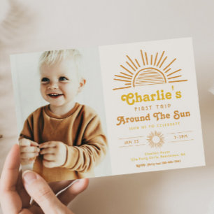 Viagem Em Torno Do Convite Sun   Boho Birthday