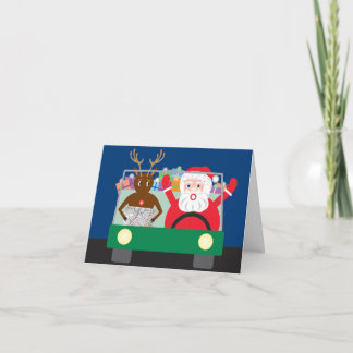 Viagem por estrada com cartão de nota