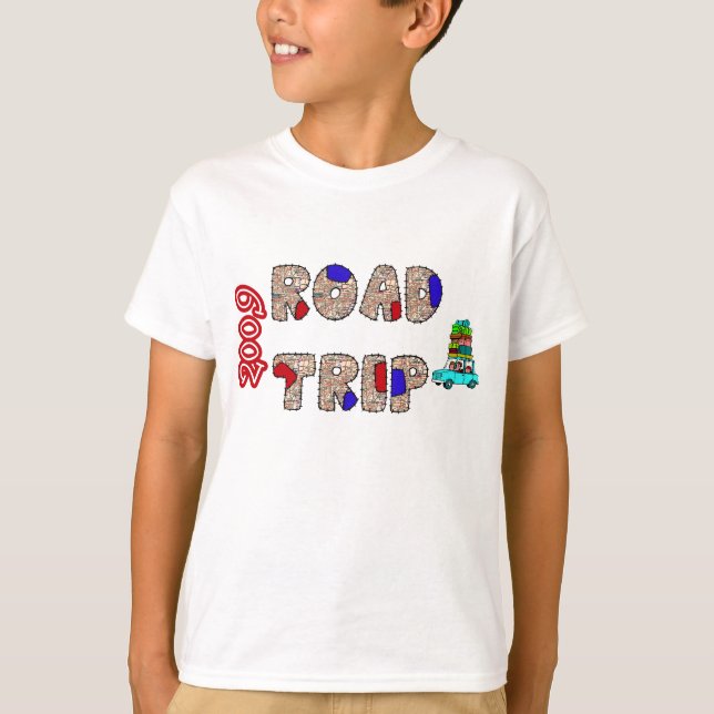 Viagem Rodoviária 2009 Kids T-Shirt (Frente)