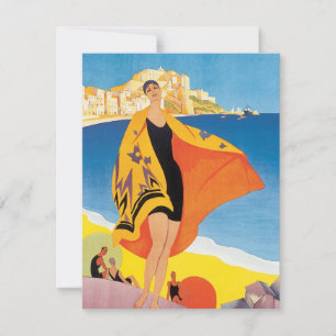 Viagem Vintage, Férias na Praia em Calvi, Córsega