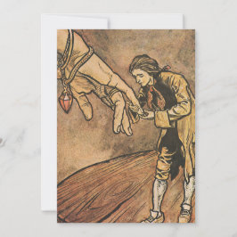 Viagens de Gulliver Vintage por Convite de Rackham