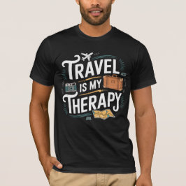 Viagens São Minha Terapia Camiseta Apparel