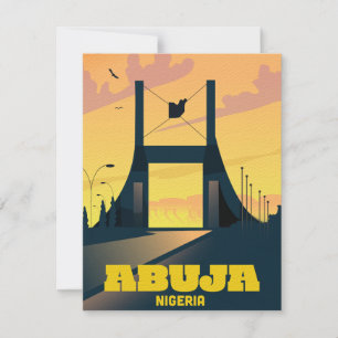 Viagens vintage da Porta da Cidade de Abuja Nigéri
