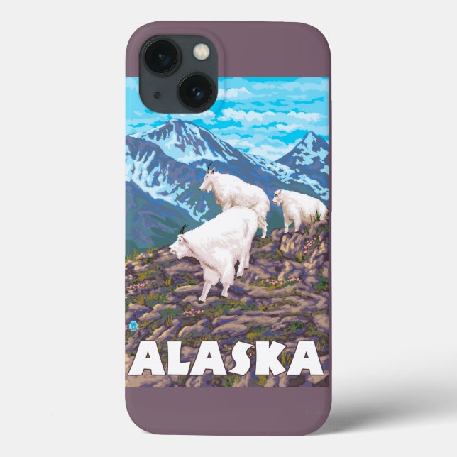 Viagens vintage de Caprinos do Alaska (Verso)