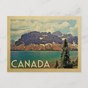 Viagens vintage de Cartão Postal do Canadá