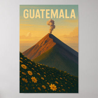 Viagens vintage de Poster da Guatemala - Arte de M