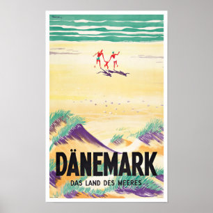 Viagens vintage de Poster na Dinamarca