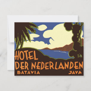Viagens vintage Jakarta Indonesia Hotel Nederlande
