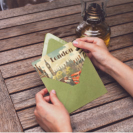 Viagens vintage Poster de London City Center