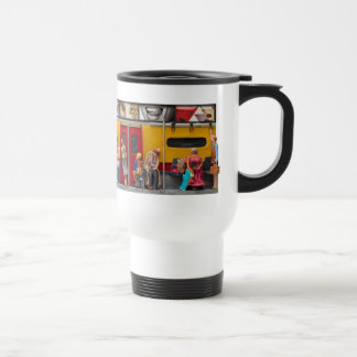 Viajantes do Metro-Solitário - caneca de viagem