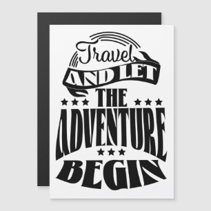 Viaje e deixe a aventura começar