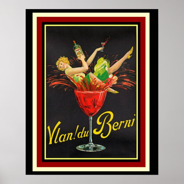 Vian! du Berni- Cappiello Poster 16 x 20 (Frente)