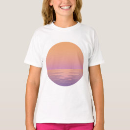 Vibes da Praia ao Pôr do Sol – Camiseta de Verão M