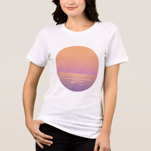 Vibes da Praia do Pôr do Sol – Camiseta Tropical M