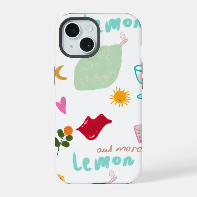 Vibes de verão no iPhone / iPad case (Verso)