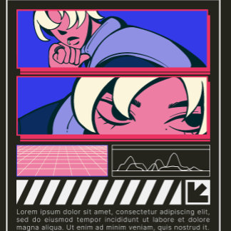 "Vibes Urbanos de Animes: Camisa de Roupa"