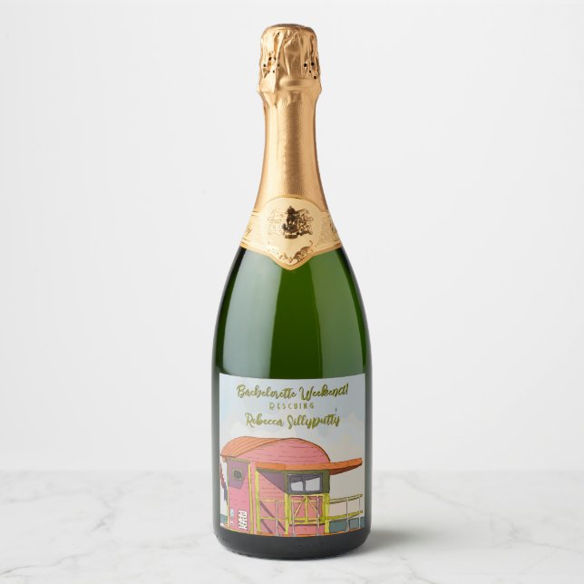 Vibrações de salva-vidas cor-de-rosa no fim de sem (Frente)