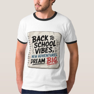 Vibrações de Volta às Aulas – Camiseta Masculina M