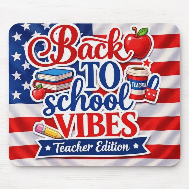 Vibrações de Volta às Aulas – Mouse Pad Edição Pro (Start the school year in style! 📚)