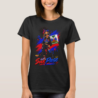 **Vibrações Haitianas | Camiseta Sak Pase Garota H