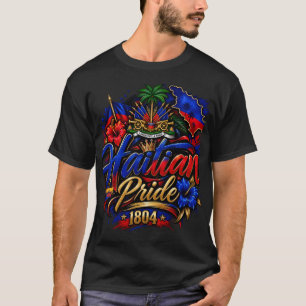 Vibrações Haitianas   Orgulho Haitiano Camiseta 18