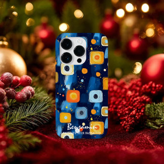 Vibrant Abstract Geometric Swirl Pattern Phone