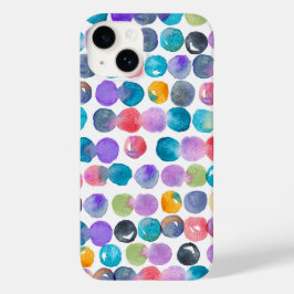 Vibrant Abstract Watercolor iPhone Case 