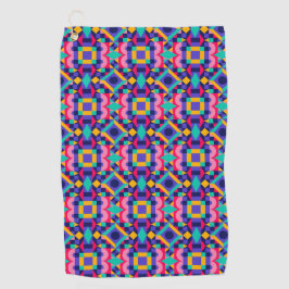 Vibrant geometric pattern featuring pink