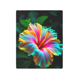 Vibrant Hibiscus Metal Print