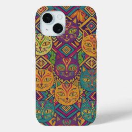 Vibrant Huichol Animal Spirit Phone Case