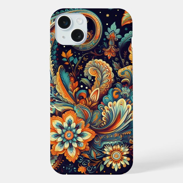 Vibrant Paisley Delight (Verso)