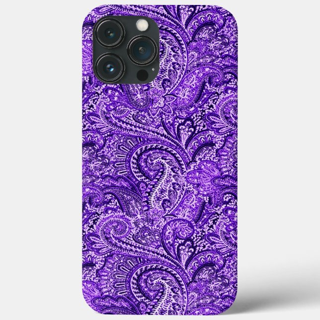 Vibrant Purple Paisley (Verso)