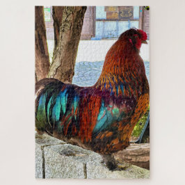 Vibrant Rooster 1014 Piece Jigsee Quebra-cabeça