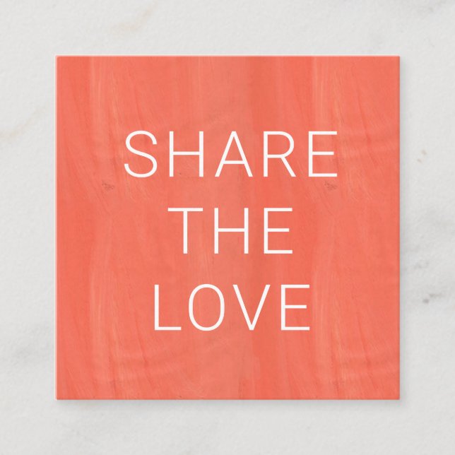 Vibrant Summer | Cartão de fidelidade (Frente)