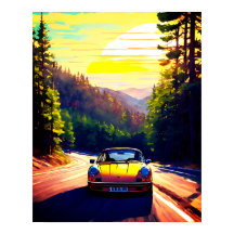 Vibrante a cena do design moderno Poster