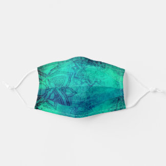 Vibrante máscara de cara de corante impressão de m