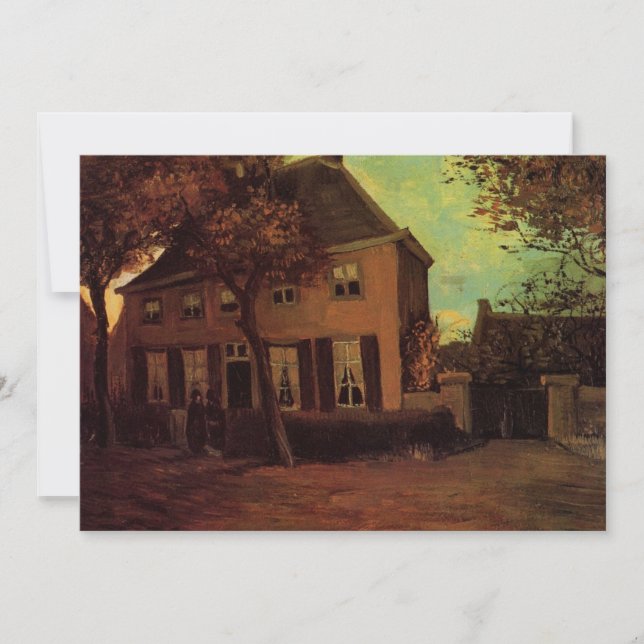 Vicarage em Nuenen por Vincent van Gogh (Frente)