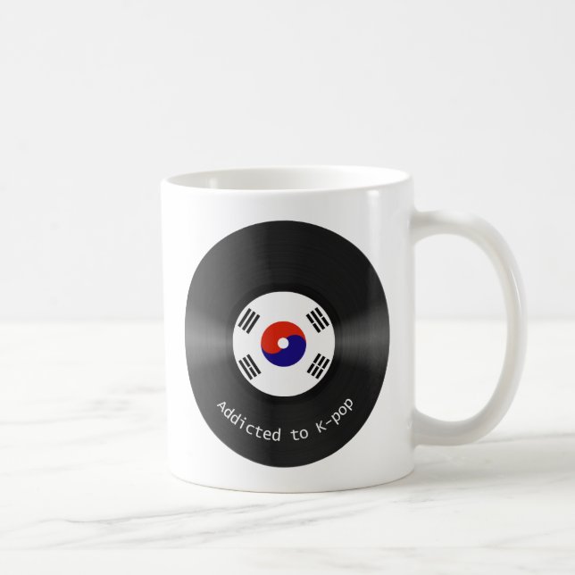 Viciado à caneca de Kpop (Direita)