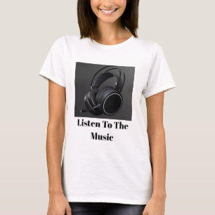 "Viciado em Auscultadores: Camisa do Pão de Música