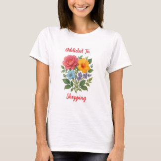 Viciado em Comprar T-Shirt de Flores