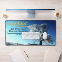Victor Hugo Inspirational Quote Mat