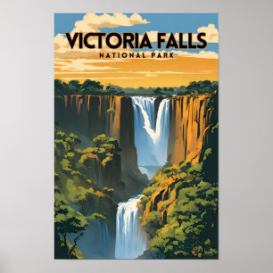 Victoria Falls National Park Traveler Poster