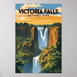 Victoria Falls National Park Traveler Poster