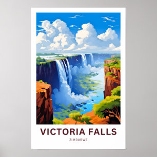 Victoria Falls Zimbabwe Viagem Impressão