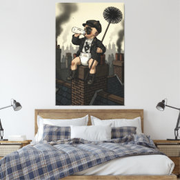 Victorian Baby Chimney Sweep canvas print