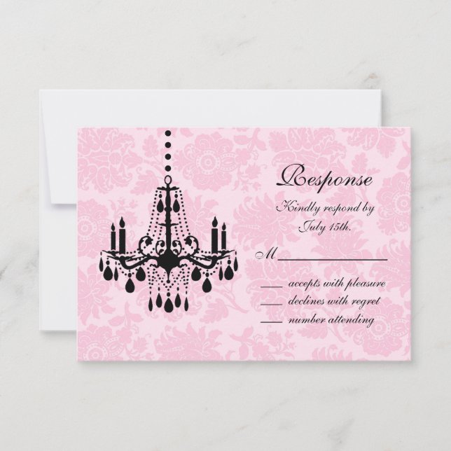 Victorian Damask RSVP (Frente)