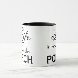 VIDA ALEGRE É MELHOR NO ALPENDRE caneca