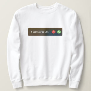 Vida bem-sucedida chamando de camiseta motivaciona