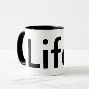 Vida chique moderna. Caneca