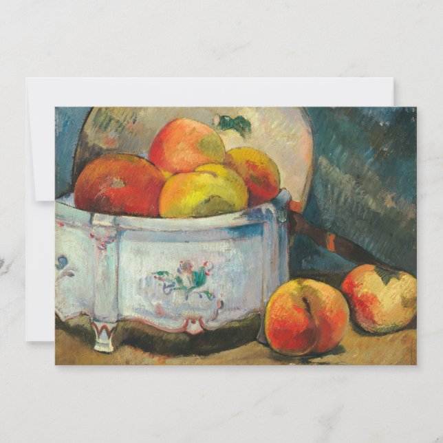 Vida contínua com pêssegos | Paul Gauguin (Frente)